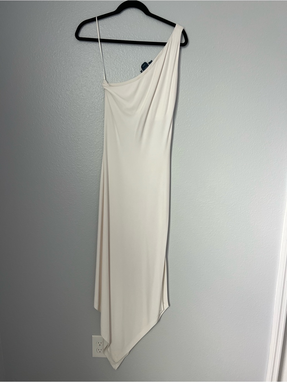 Ralph Lauren One-Shoulder Asymmetric Dress